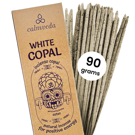 Calmveda Incense & Aromatherapy - Charcoal Based Resin Incense Sticks Large Set - 90 grams