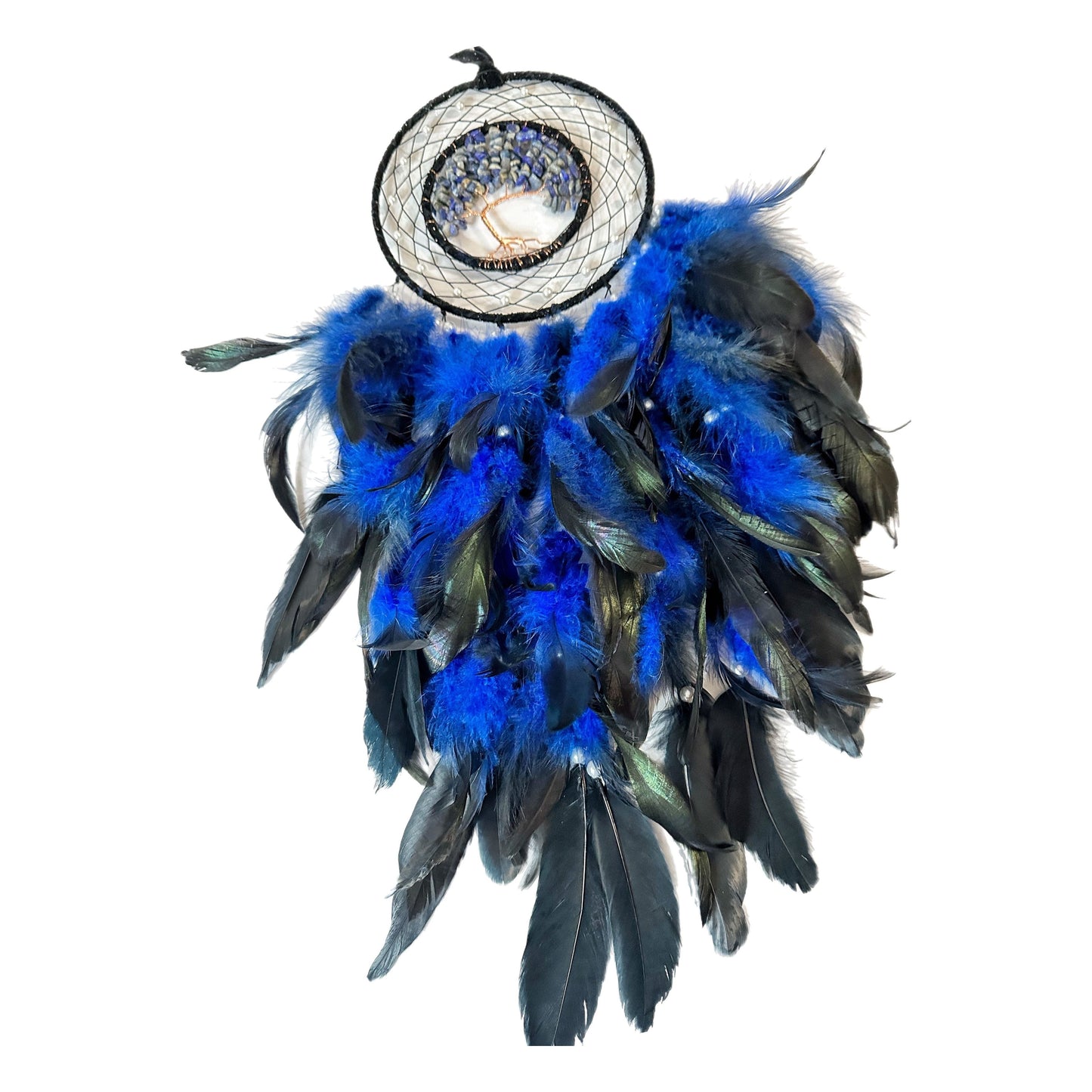 Tree of Life Blue Lapis Dream Catcher