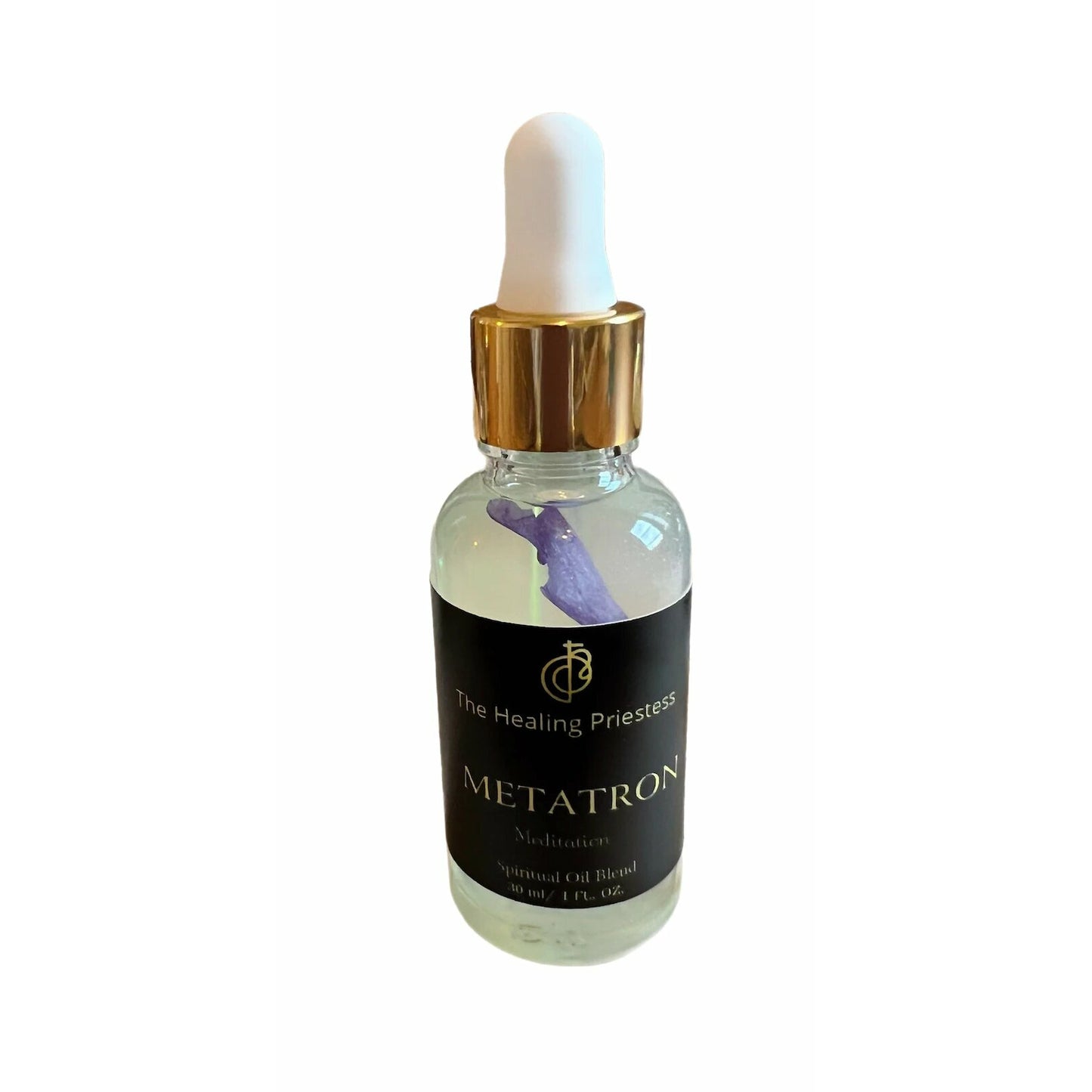 Metatron Meditation Oil | Metatron’s Cube Altar Pendant