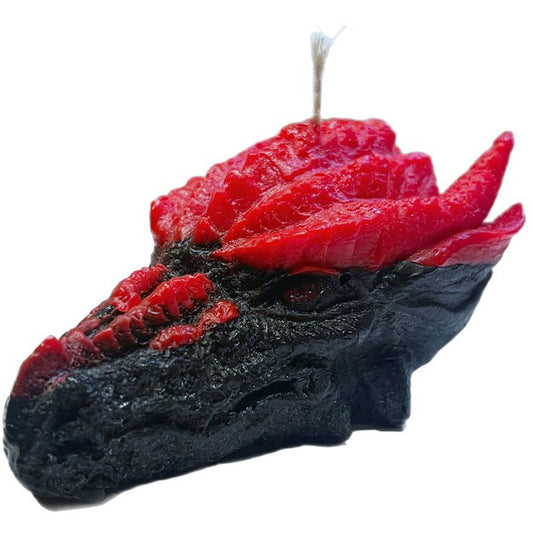 Red & Black Dragon Head Candle | Homage to TV Series G.O.T and House of Dragons