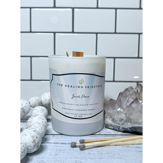 Inner Peace Candle (Anxiety Remover, Spiritual Elevation/Enlightenment )