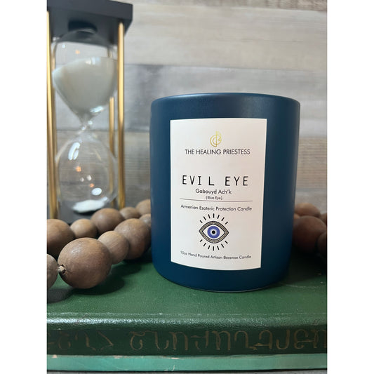 Armenian Esoteric Protection Candle | Gabouyd Ach’k ‘Blue Eye’