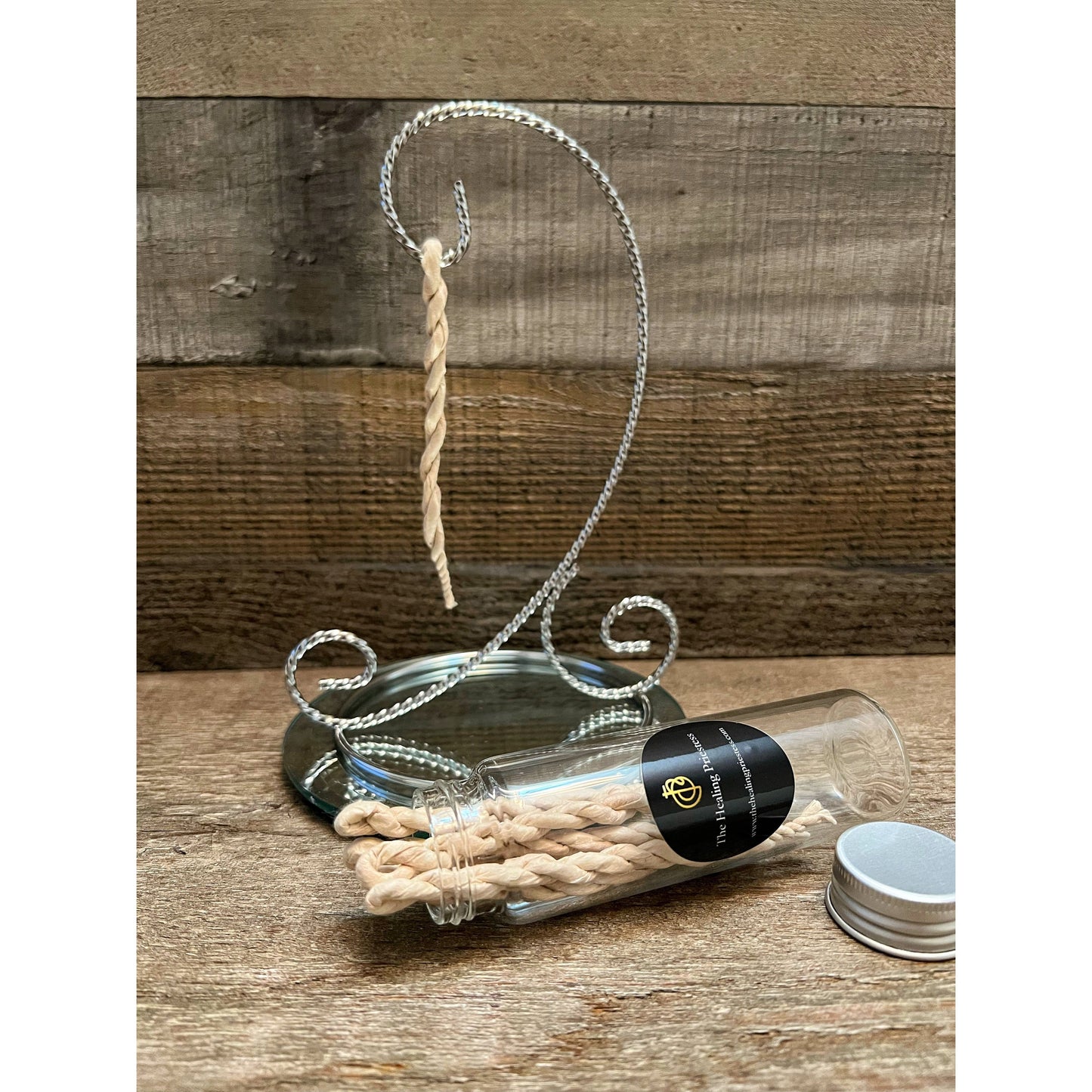 The Healing Priestess Rope Incense & Holder